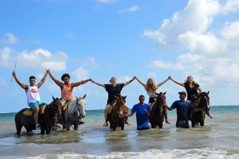 imagem n.10 de Ocho Rios: Blue Hole, White River Tubing e passeio a cavalo atividade em Jamaica, carregada pelo fornecedor