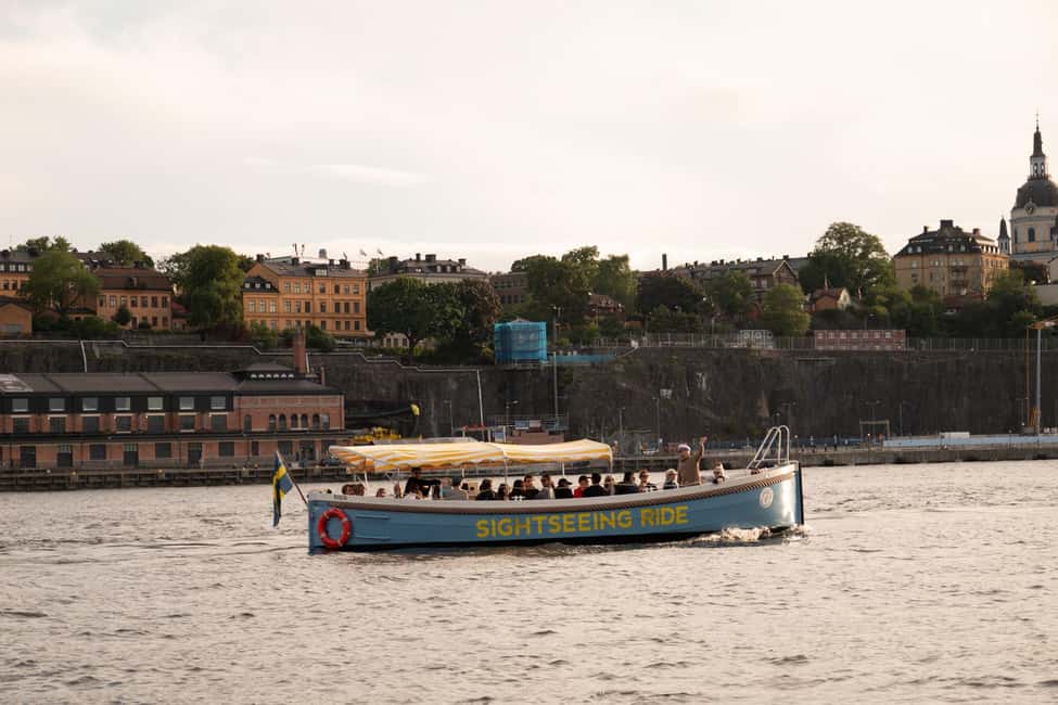 bild nr.6 av Stockholm: Guidad sightseeingtur med öppen elbåt aktivitet i Stockholm, uppladdad av arrangören