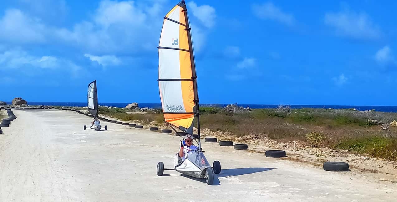 afbeelding n.4 van Blokart Landsailing aan de kust van Caribisch Bonaire activiteit in Kralendijk, geüpload door aanbieder