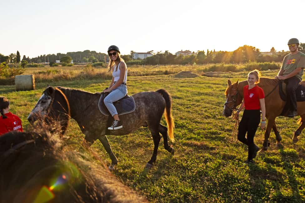 Bild Nr. 5 von Fazana: 1-stündiger Ausritt in die Natur bei Sonnenuntergang mit Guide Aktivität in Fažana, hochgeladen vom Anbieter