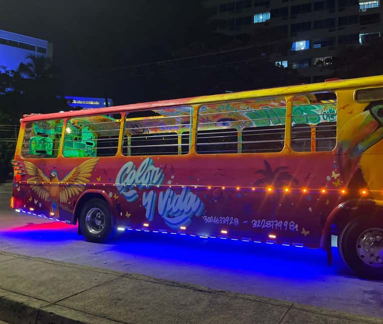 image n.14 of Cartagena: Funny PartyBus with dance floor and good music! activity in Cartagena, uploaded by supplier