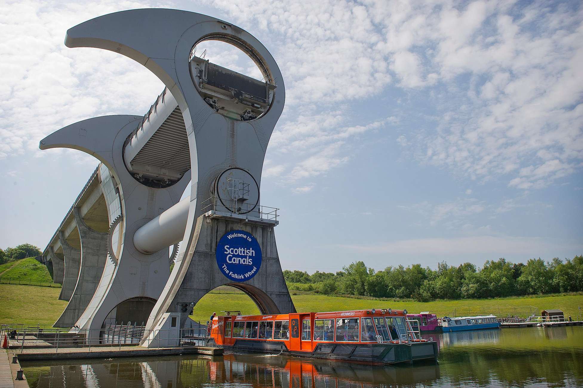 Falkirk: The Falkirk Wheel Boat Trip - Original Tour