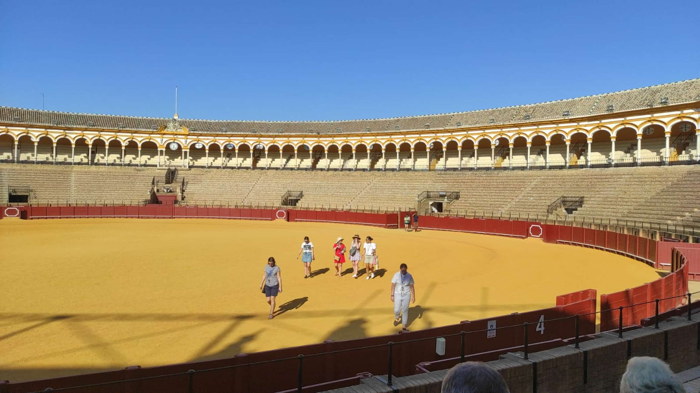 Tribunes van Plaza de Toros in Sevilla