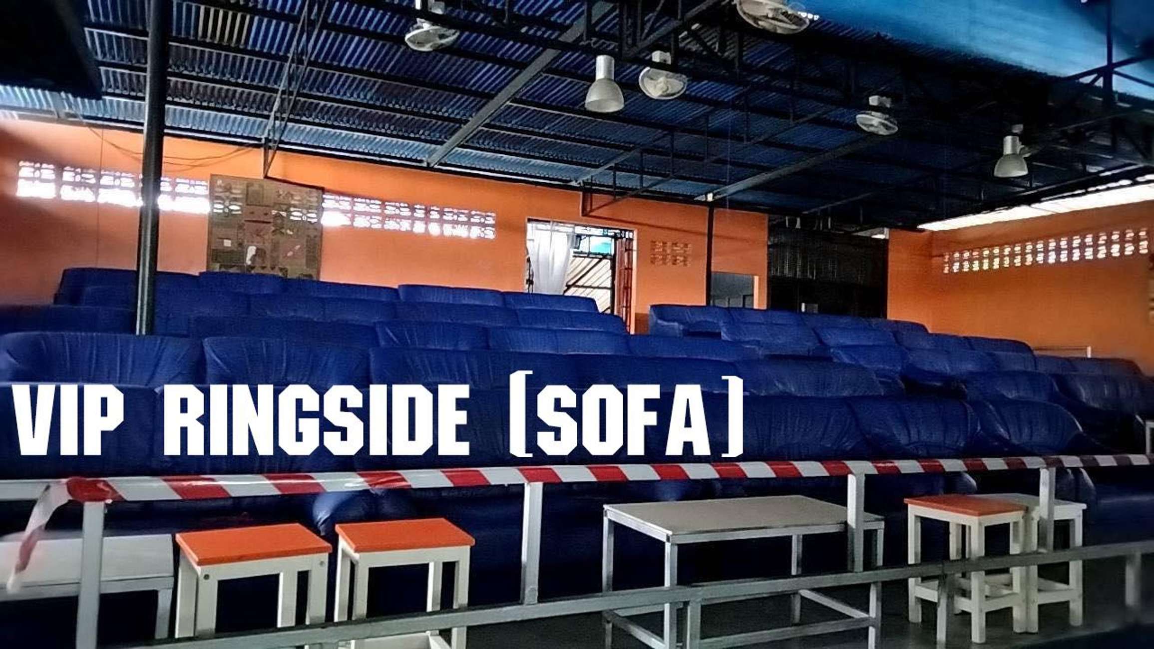 VIP sofa seats at Samui International Stadium