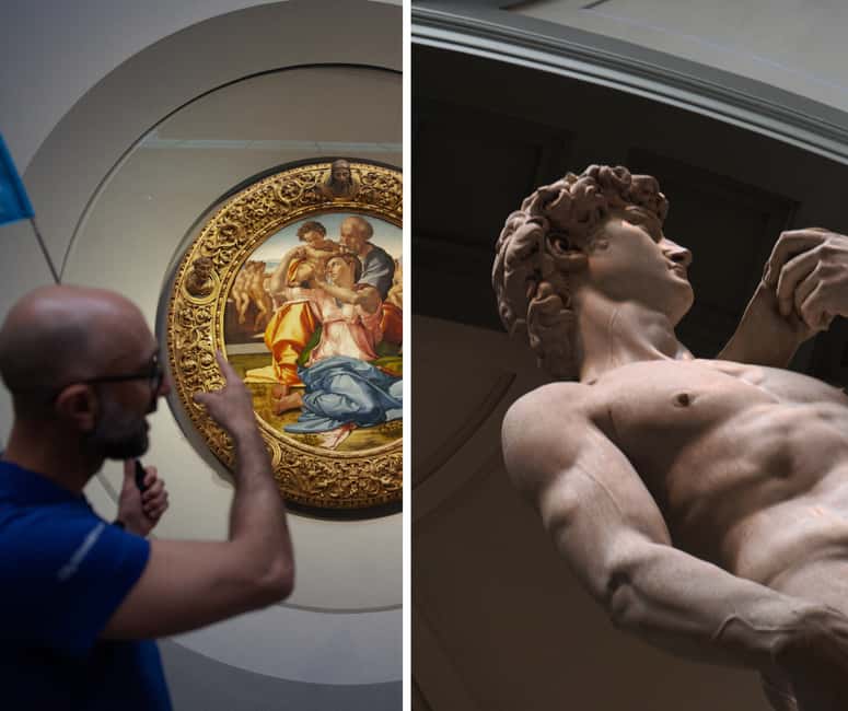 ミケランジェロのダビデ像を鑑賞できるウフィツィ美術館＆アカデミア