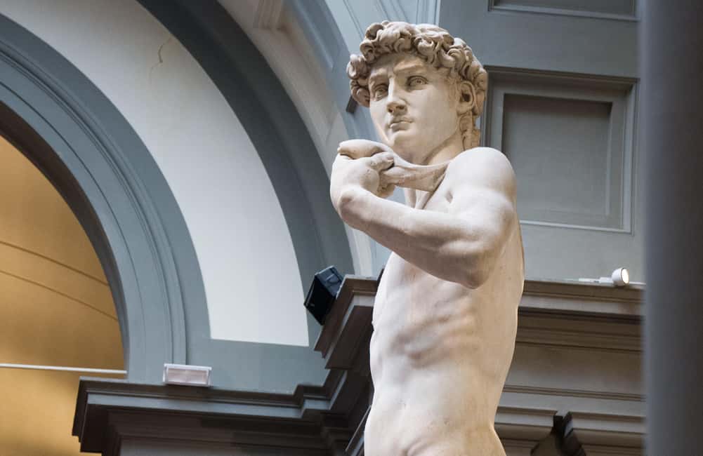 フィレンツェ：アカデミア美術館とウフィツィ美術館への入場を含む