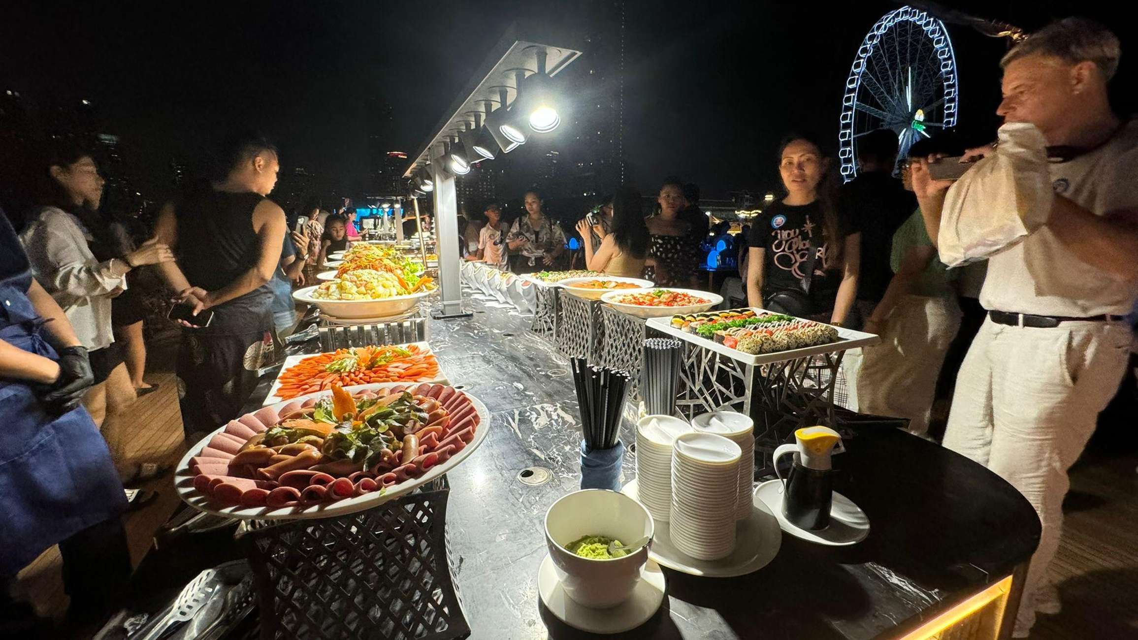 Food on White Orchid River Cruise