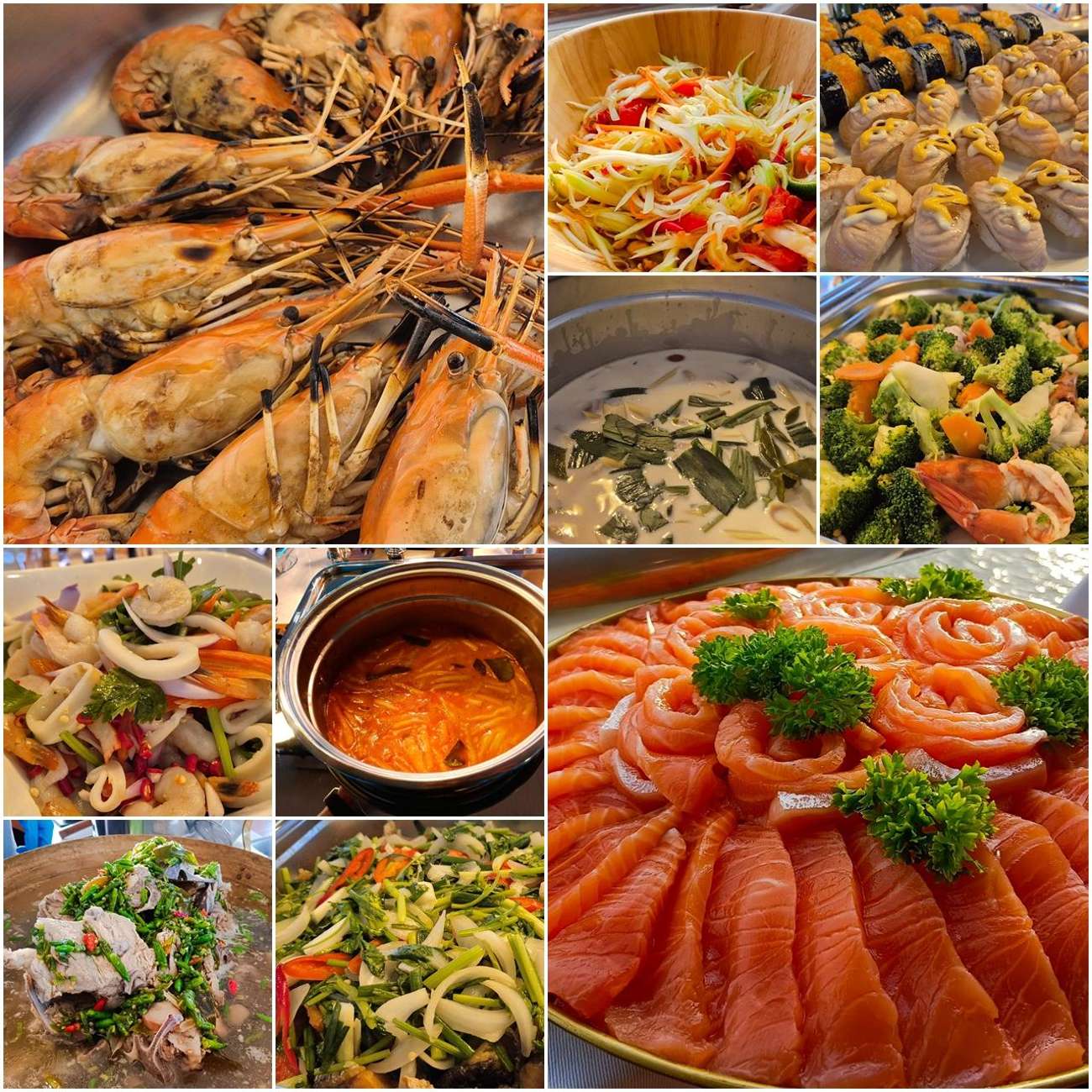 Food on New Horizon Cruise