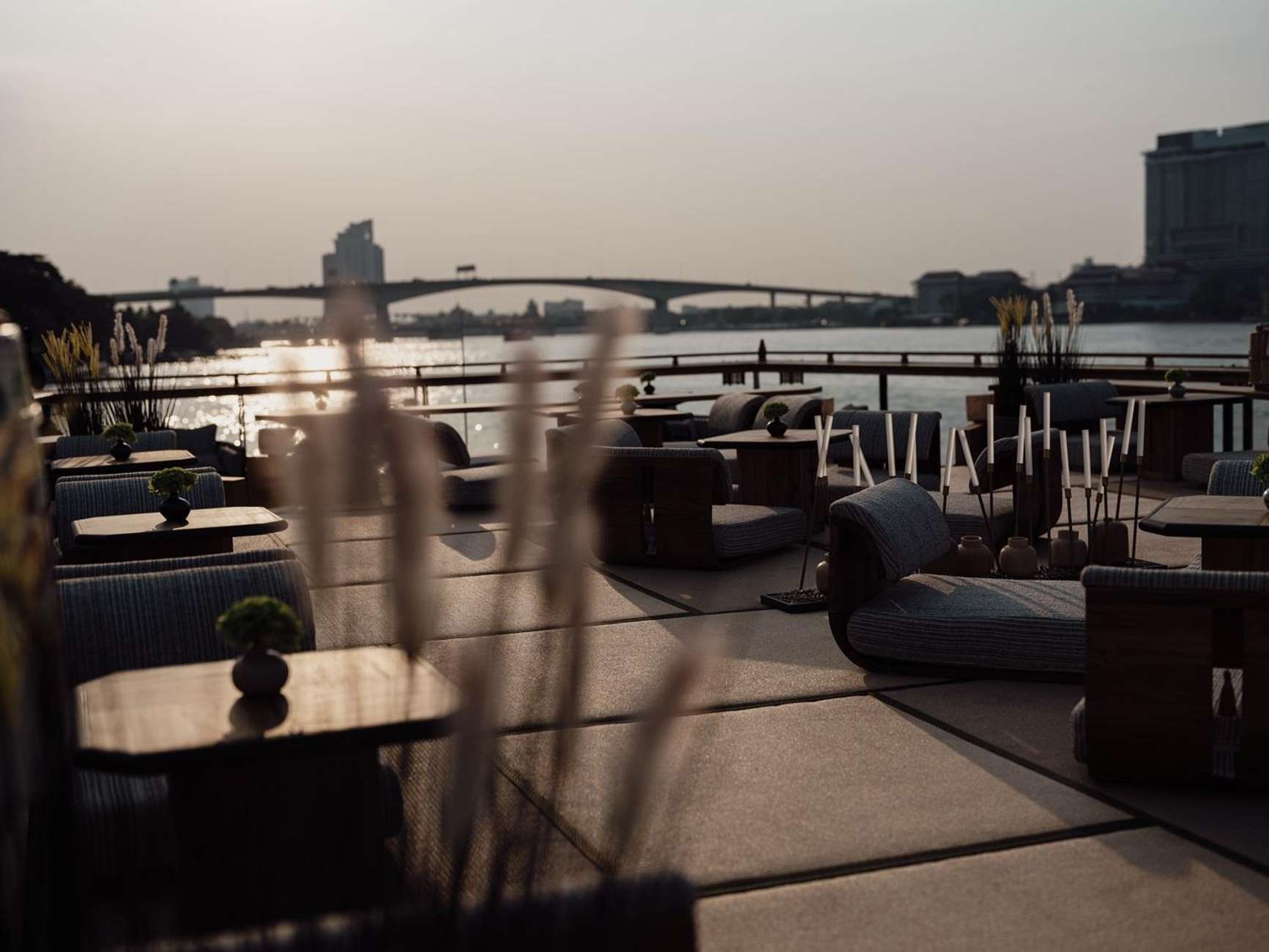 Upper deck of Okura Cruise