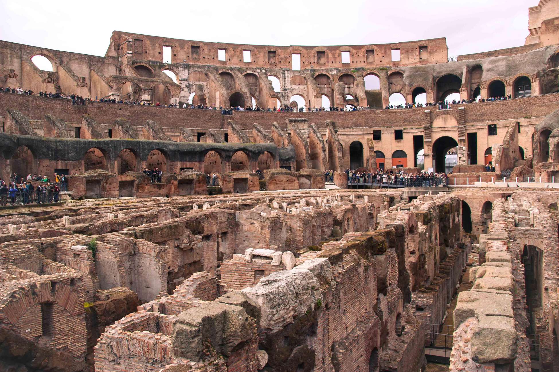 Uitzicht over het Forum Romanum in Rome