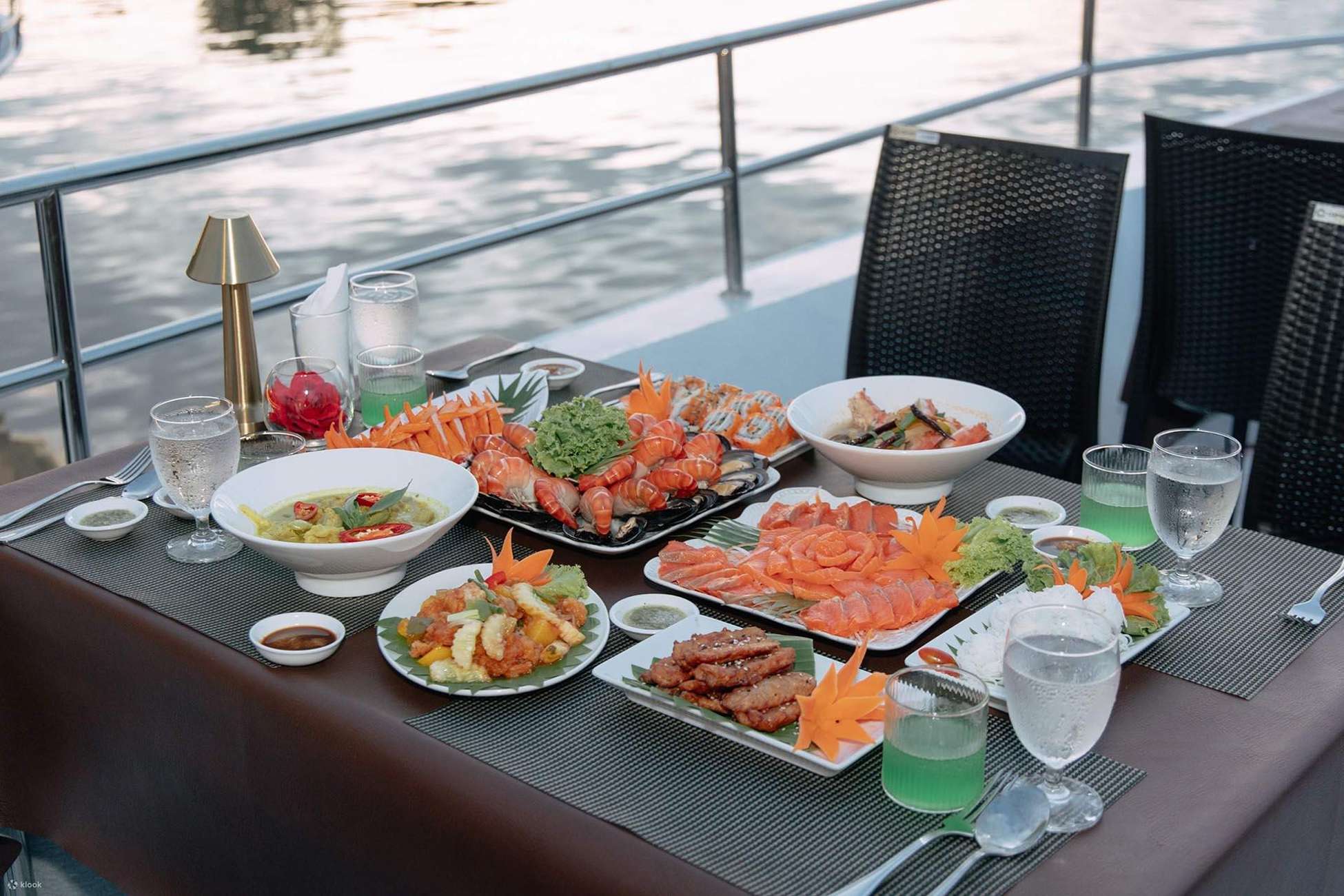 Food on Unicorn Dinner Cruise