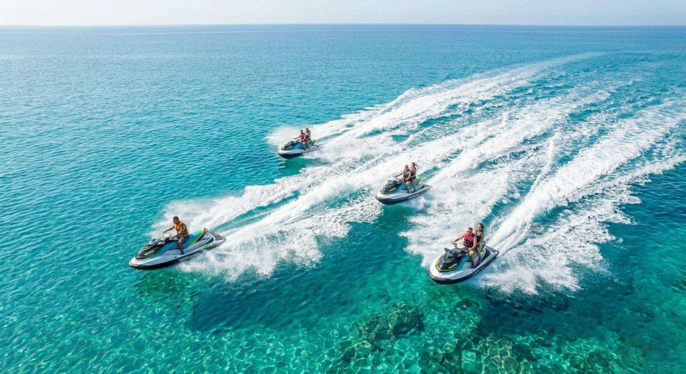 Guided jet ski safari to the Blue Lagoon from Protaras