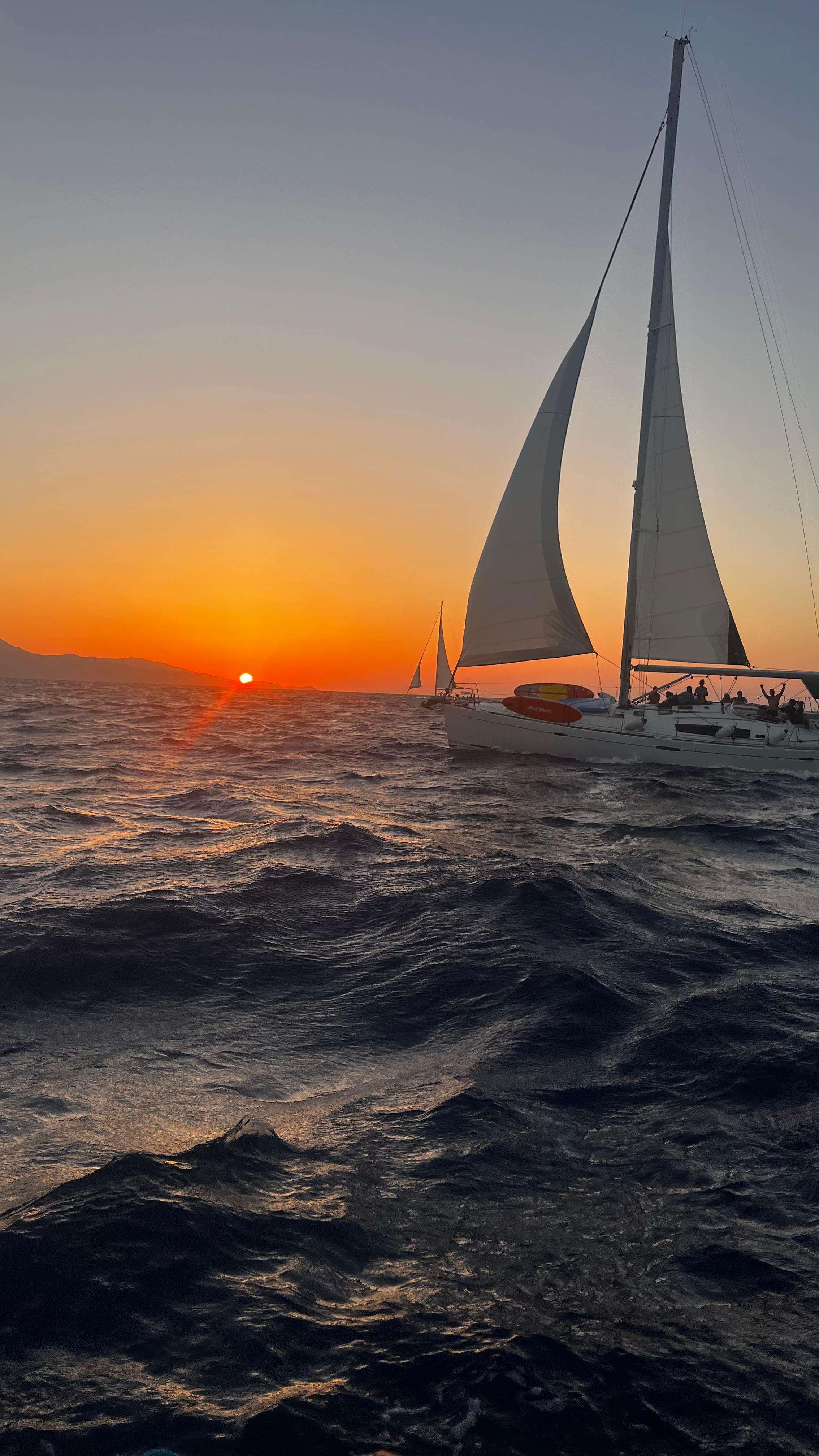 Sunset Sailing Cruise to Dia Island with Snorkeling in this destination