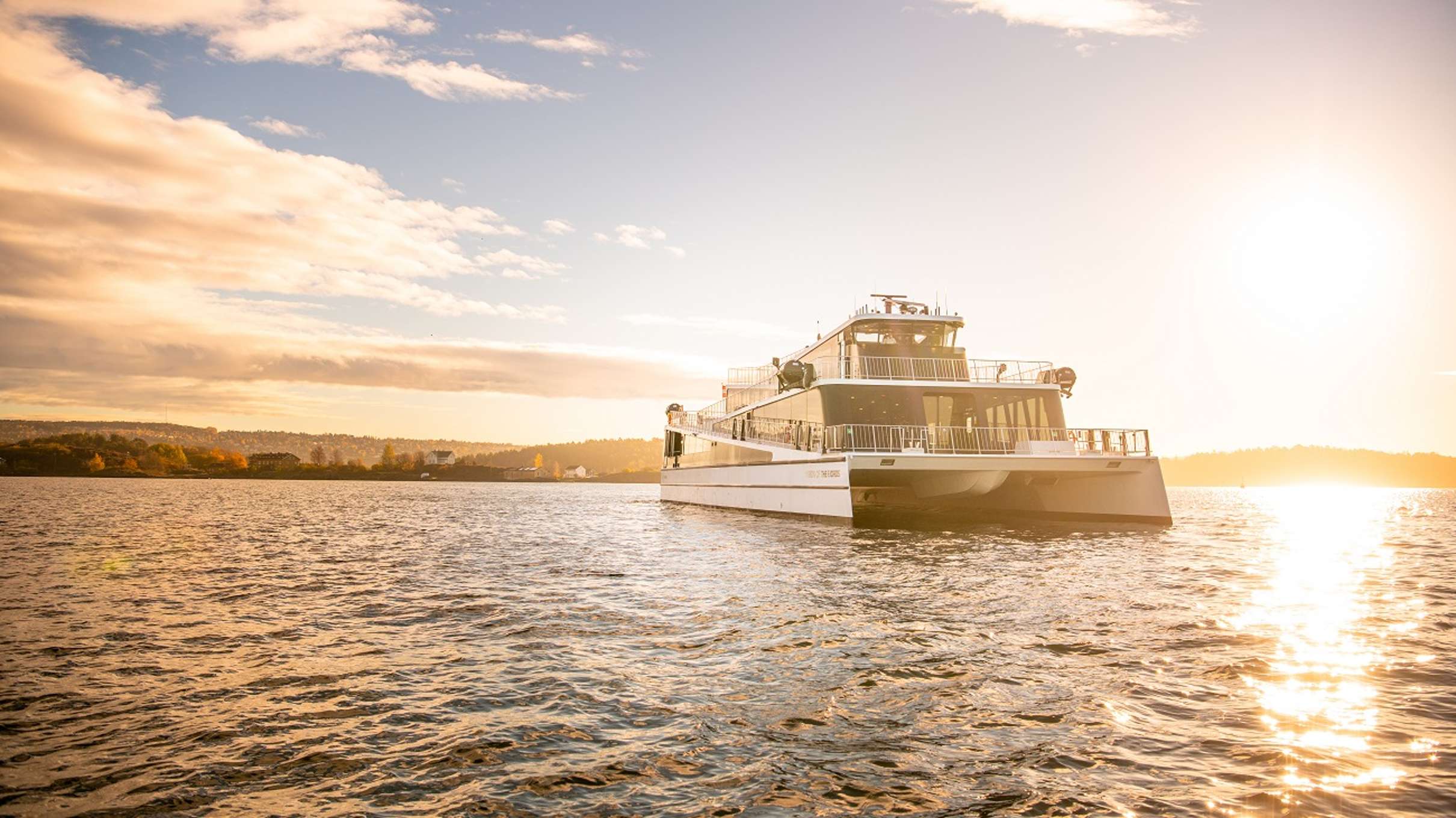 Croisière panoramique dans l'Oslofjord à bord d'un bateau électrique