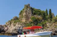 Naxos: Isola Bella, Blaue Grotte, & Mazzarò Bay Bootstour