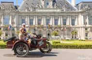 Desde Tours: Paseo en Sidecar Clásico Retro