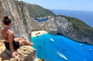 Zakynthos: Shipwreck Beach mit Blue Caves Land & Sea Tour