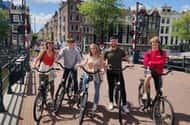 Amsterdam: Guided City Bike Tour in French