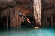 Rio Secreto Nature Reserve: Bicycle, Rappel & Ziplines Tour