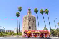 Sevilla: Stadtbesichtigung Hop-On/Hop-Off-Bustour