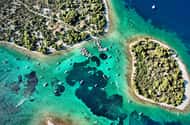 Split: Trogir, Den Blå Lagune og Labaduza med speedbåd