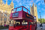 Londres: Visita guiada en un autobús antiguo de techo abierto