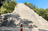 Vanuit Cancún: Rondleiding door Coba, Tulum & Maya Tradities