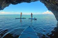 Ohrid: Stand Up Paddleboarding-tur med seværdigheder og fotos