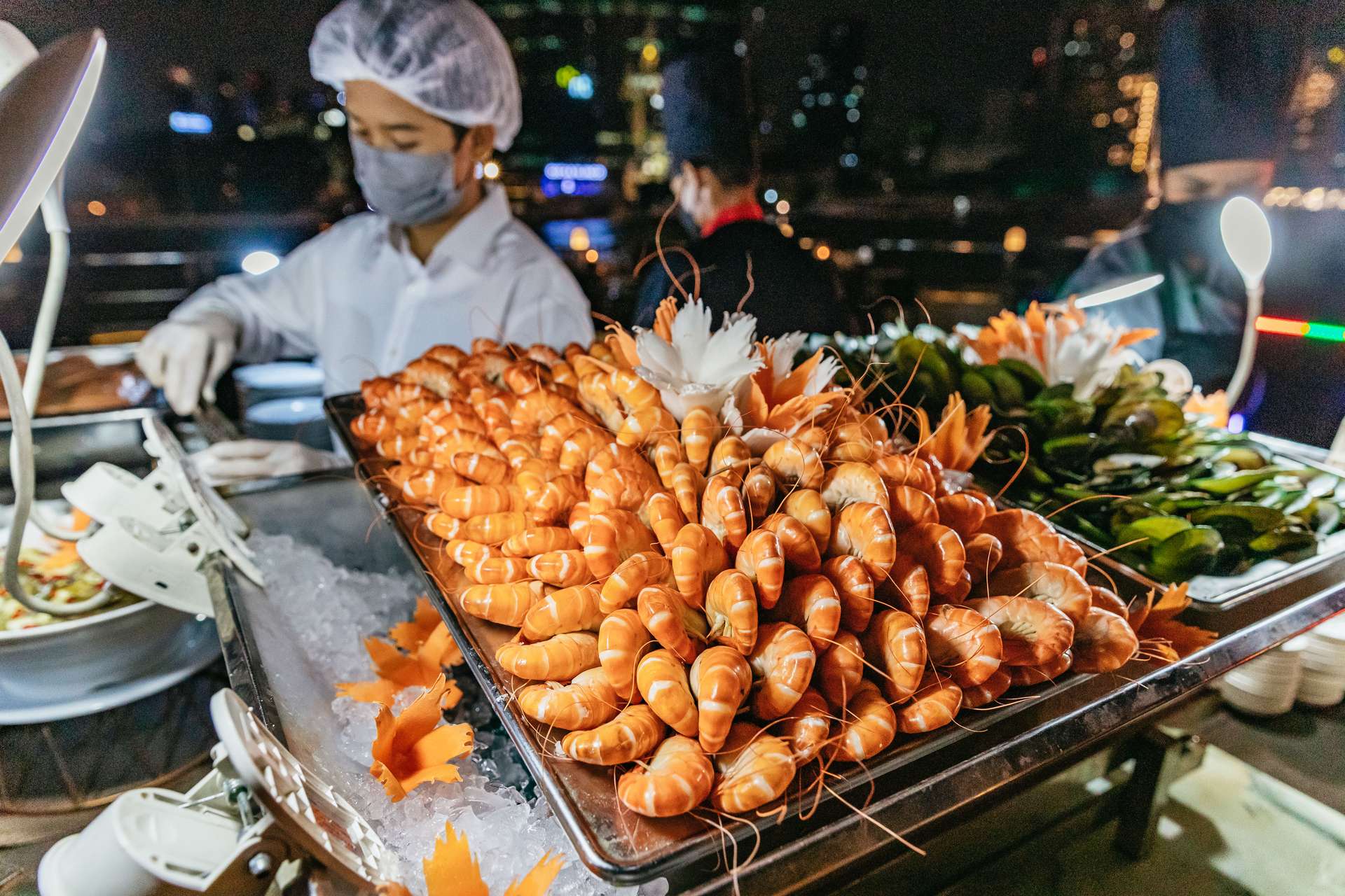 Seafood on the cruise