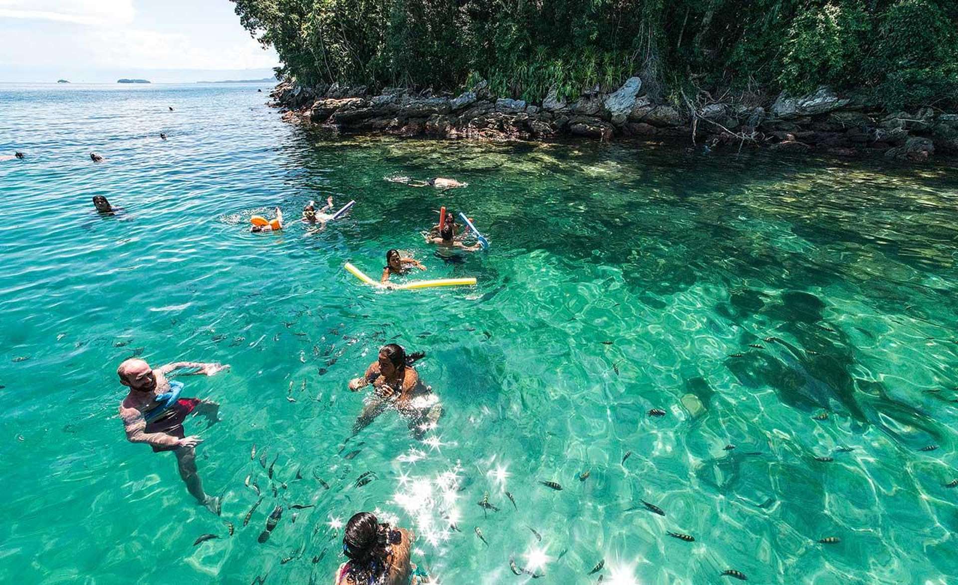 Ilha Grande boat trip from Rio de Janeiro Brazil beach snorkeling