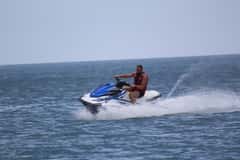 High-speed jet ski circuit in Albufeira