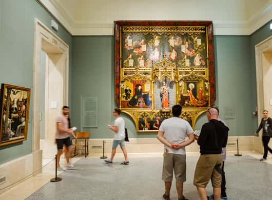 Galerij met schilderijen in het Prado Museum