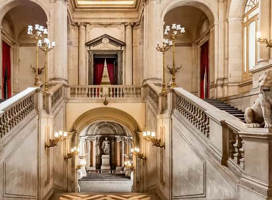 Interieur van het Koninklijk Paleis in Madrid