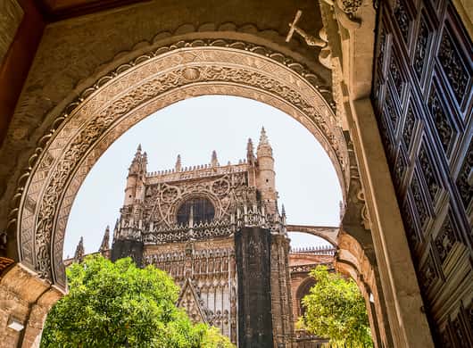 Interieur van de kathedraal van Sevilla