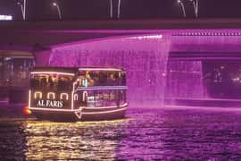 Dubai: cruzeiro no canal com jantar e espetáculo La Perle (bilhetes Gold)