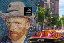 Amszterdam: Van Gogh Múzeum belépőjegy és csatornasétahajózás