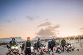 Abisko: Guided Electric Snowmobile Tour in Abisko National …