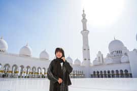 From Abu Dhabi: Grand Mosque, Royal Palace& Heritage Village