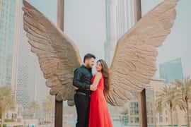 Dubai: Sessão de fotos pré-casamento no icônico Burj Khalifa