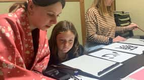 Kyoto: Japanese Calligraphy Class in 150-year-old Townhouse