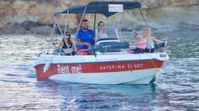 Hersonissos: Rent a Boat - No License Needed