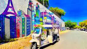 Lissabon: Private Tuk Tuk Tour mit Polaroid-Fotos