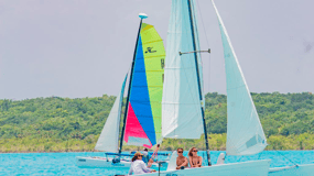 Attraversare la laguna di Bacalar e fare nuove amicizie