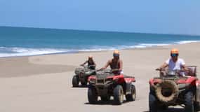 Mazatlán : Excursion en VTT sur la plage et dans la jungle avec déjeuner et dégustation de tequila