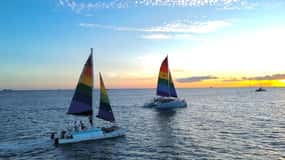 Embarquement depuis la plage de Waikiki : Croisière panoramique au coucher du soleil sur le Hāwea