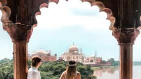 Excursão noturna a Agra com vista do Taj Mahal ao pôr do sol
