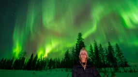 Rovaniemi: Tour garantit per veure les aurores boreals + fotos