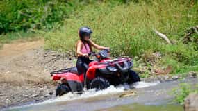 From Jaco Beach: Jungle, Beach and River ATV Adventure