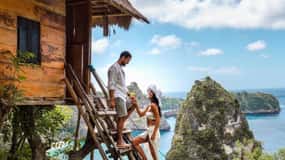 COMBINAISON DE L'EST ET DE L'OUEST DE NUSA PENIDA