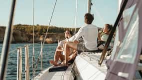 Portimao: Sunset Luxury Sail-Yacht Cruise
